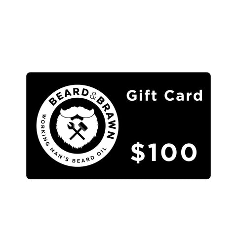 Beard & Brawn Gift Card $25-$100